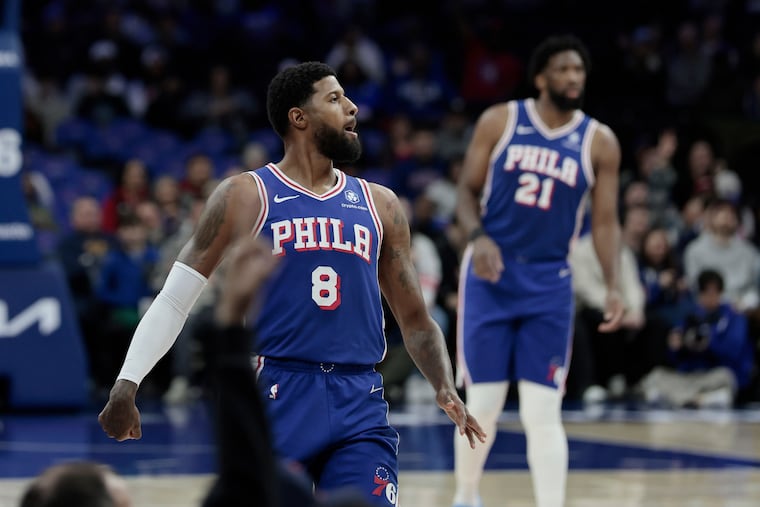 Paul George scored 28 points Wednesday against the Bulls  in his return from suspension.