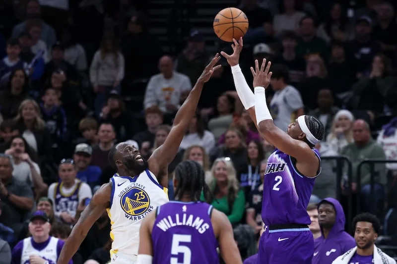 Warriors Jazz Basketball