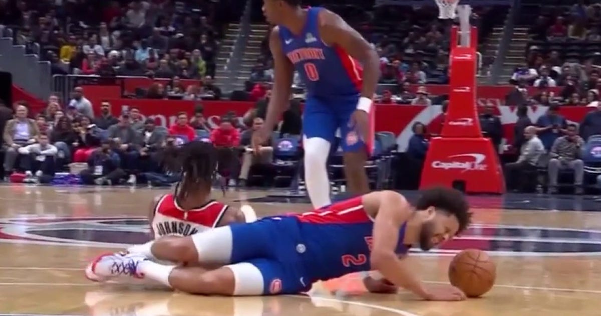 Detroit Pistons' Cade Cunningham suffers lung collapse during Washington Wizards game