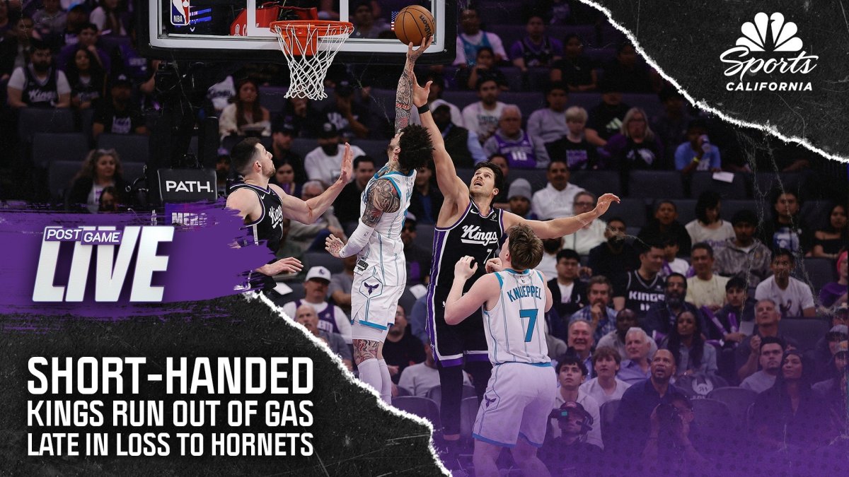 Short-handed Kings run out of gas late in loss to Hornets – NBC Sports Bay Area & California