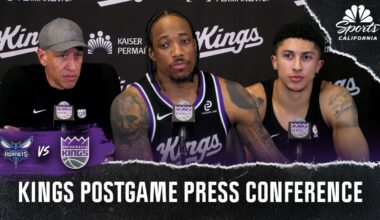 DeMar DeRozan, Doug Christie react to Kings’ loss vs. Hornets – NBC Sports Bay Area & California