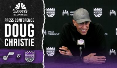 Doug Christie assesses Kings’ short-handed lineup vs. Jazz – NBC Sports Bay Area & California
