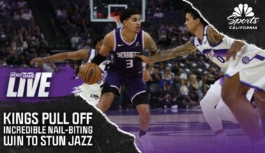 Short-handed Kings pull off nail-biting win over Jazz – NBC Sports Bay Area & California
