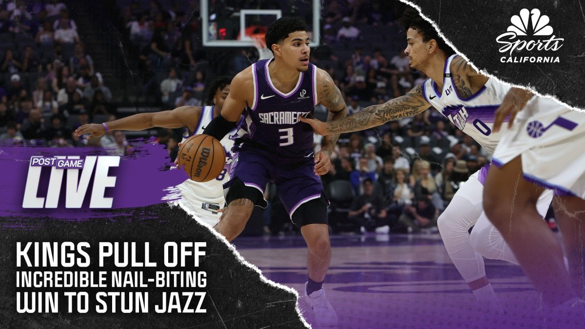 Short-handed Kings pull off nail-biting win over Jazz – NBC Sports Bay Area & California