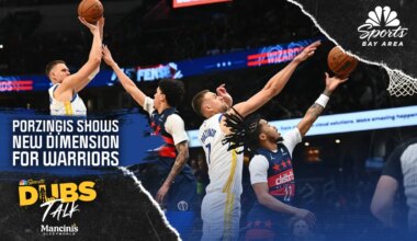 Kristaps Porziņģis, Steph Curry could give Warriors new dimension – NBC Sports Bay Area & California