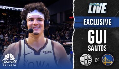 Gui Santos relishing in opportunity as Warriors take down Nets – NBC Sports Bay Area & California