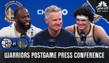 Steve Kerr, Gui Santos, Warriors break down win vs. Nets – NBC Sports Bay Area & California
