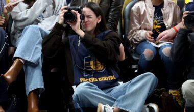 Caitlin Clark takes you behind the scenes of photographing Lakers vs Pacers – NBC Los Angeles