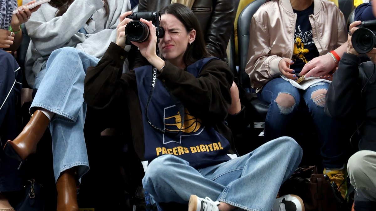 Caitlin Clark takes you behind the scenes of photographing Lakers vs Pacers – NBC Los Angeles