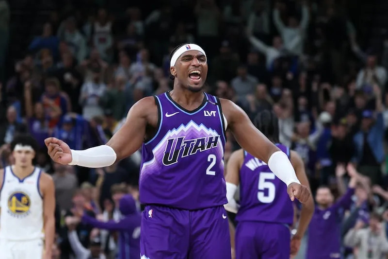 Warriors Jazz Basketball