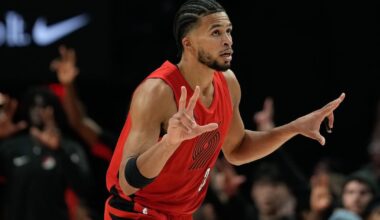 Toumani Camara leads Portland Trail Blazers in rout of Washington Wizards