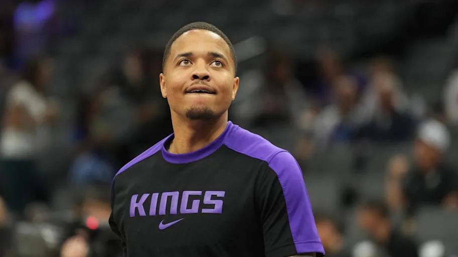 Sacramento Kings guard Markelle Fultz before the game against the Los Angeles Clippers