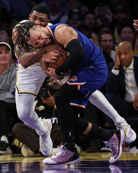 Los Angeles, CA, Sunday, March 8, 2026 - Los Angeles Lakers guard Marcus Smart.