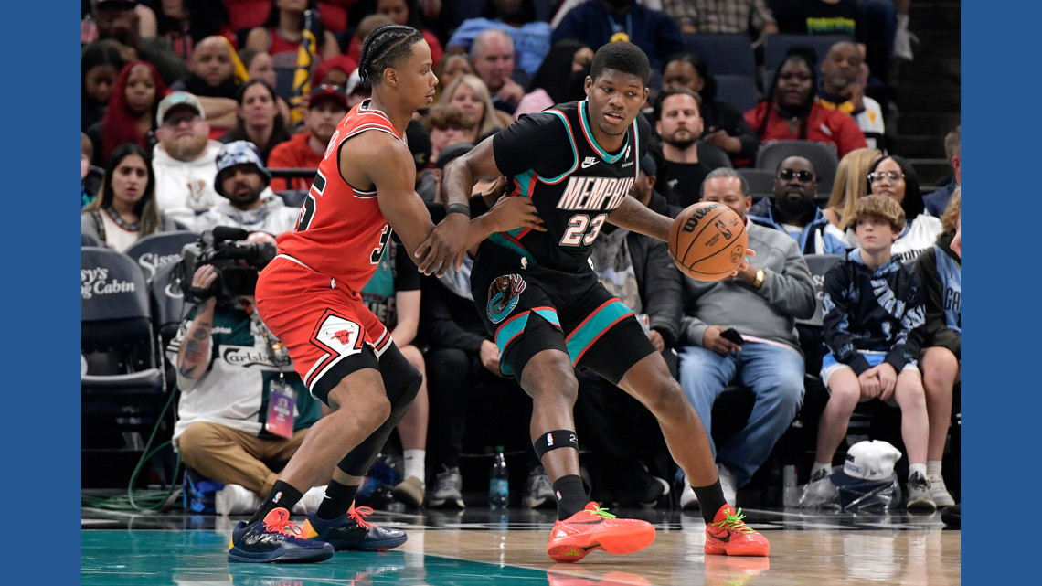 Cedic Coward scores 24 points, including key late free throws, as Grizzlies defeat Bulls 125-124