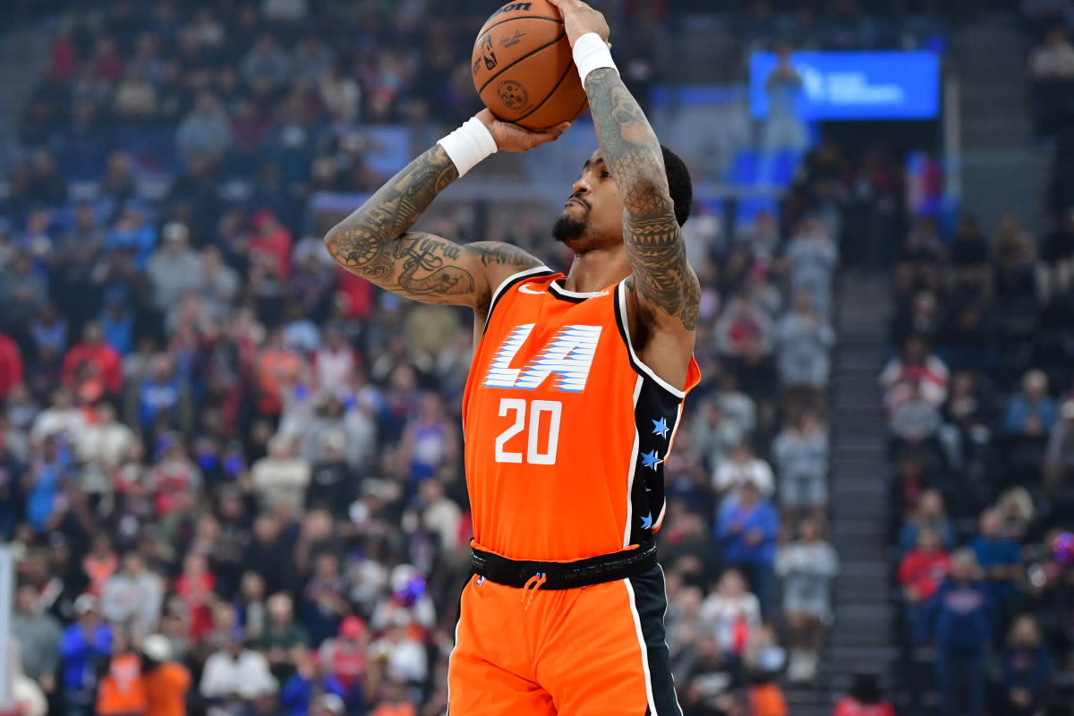 Los Angeles Clippers forward John Collins (20)Gary A. Vasquez-Imagn Images