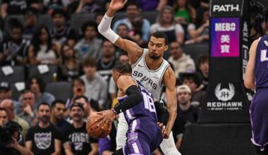 Wembanyama scores 18 points to lead Spurs over Kings 132-104