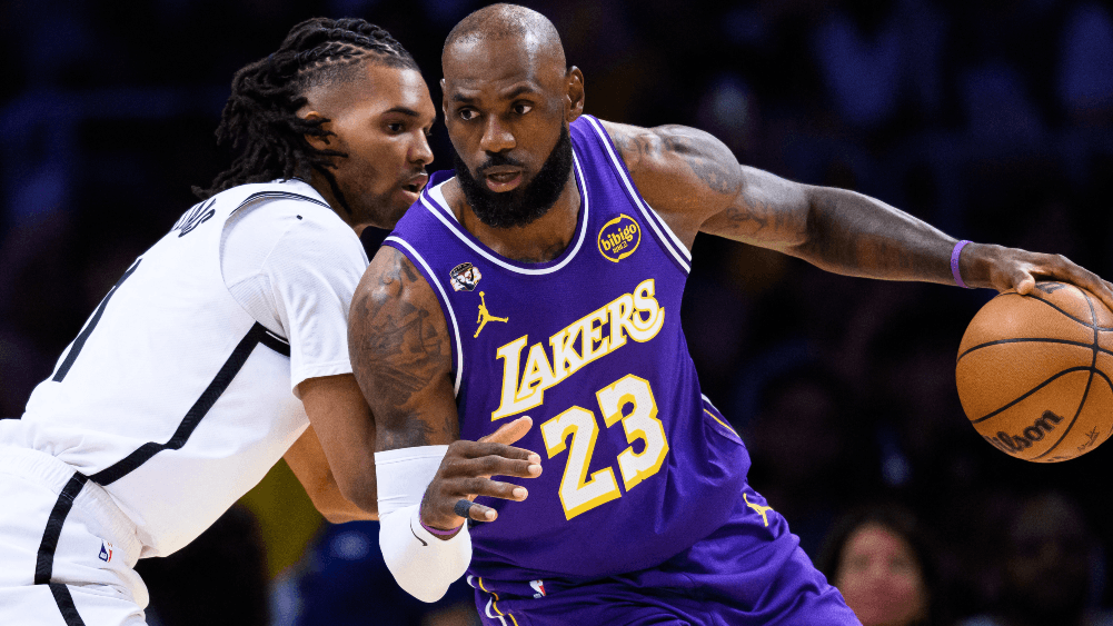 Los Angeles Lakers forward LeBron James NBA