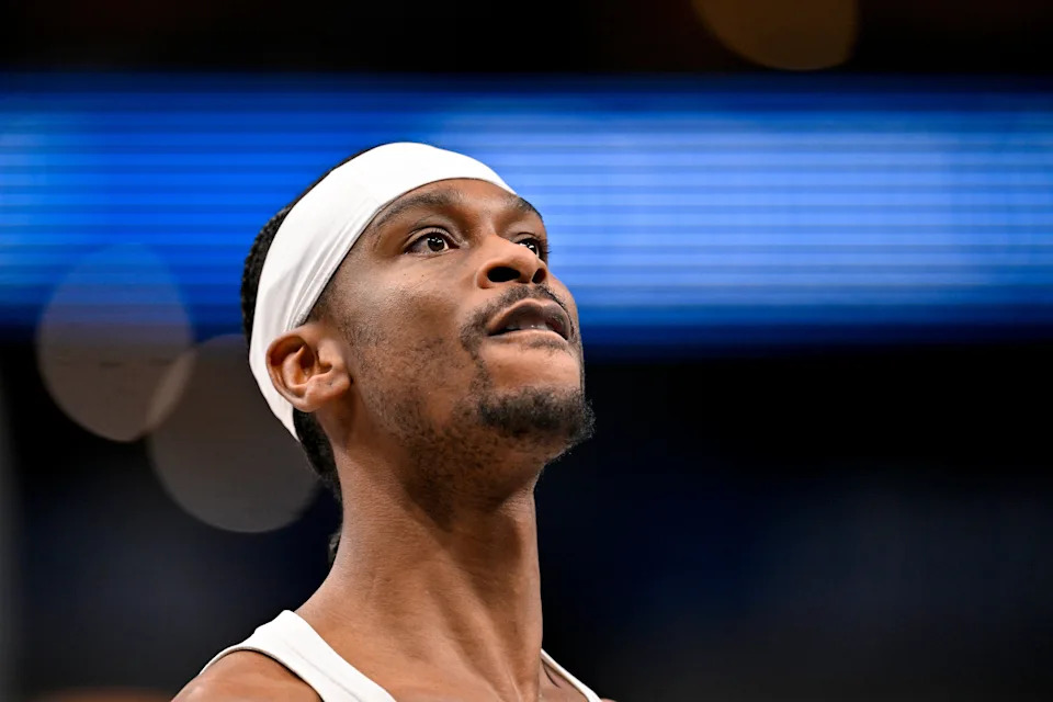 Mar 1, 2026; Dallas, Texas, USA; Oklahoma City Thunder guard Shai Gilgeous-Alexander (2) warms up before the game against the Dallas Mavericks at the American Airlines Center. Mandatory Credit: Jerome Miron-Imagn Images