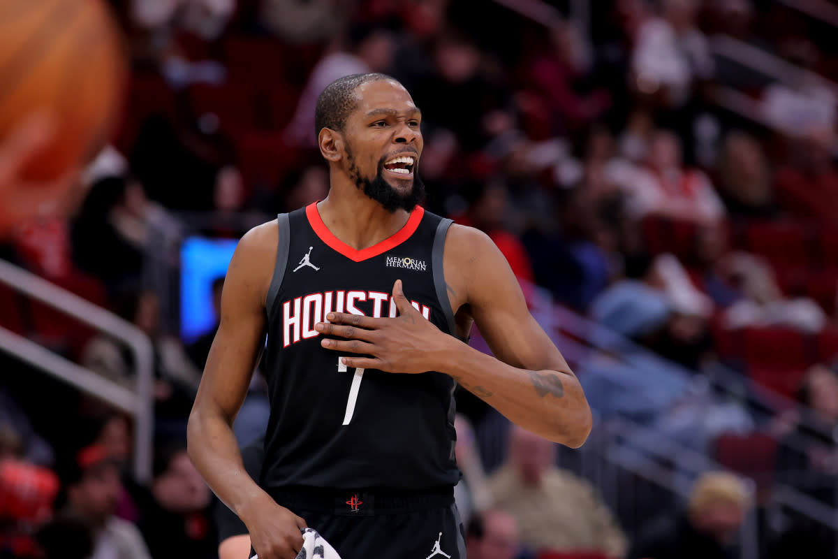 Houston Rockets forward Kevin Durant (7)Erik Williams-Imagn Images