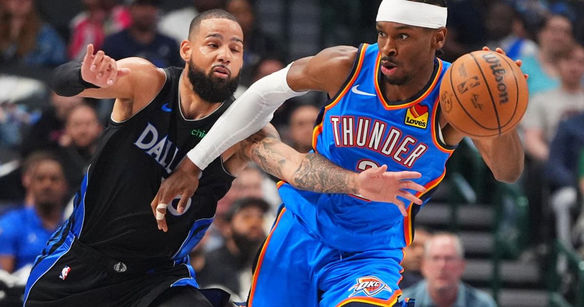 Gilgeous-Alexander scores 30 points to lead the Thunder past the Mavericks, 100-87 |