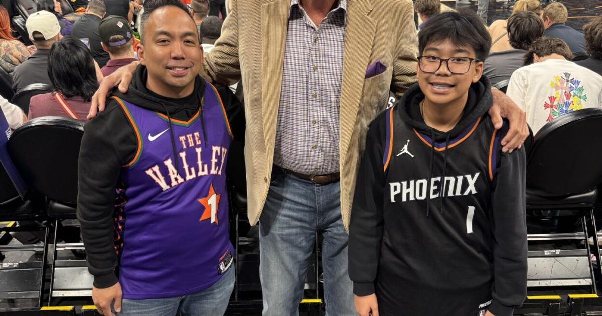 Guam’s Fred San Nicolas II drains half-court shot at Phoenix Suns game, wins $10,000 | Local Sports