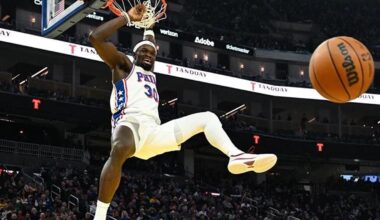 Adem Bona's Philadelphia 76ers lost to the Atlanta Hawks! Here are the games of the night in the NBA
