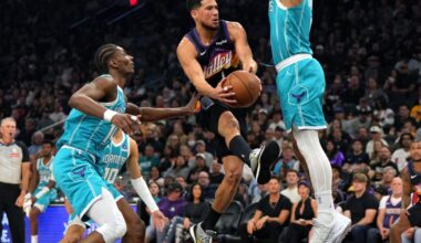 Booker scores 30 points as Suns halt Hornets' road winning streak at 10 with 111-99 victory | National Sports