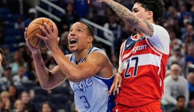 Suggs helps Magic overcome Coulibaly and the Wizards in OT for their 6th straight win | National Sports