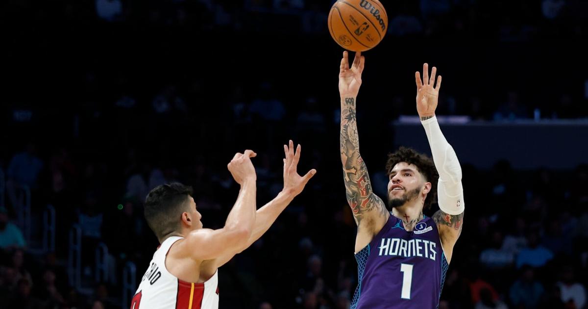 LaMelo Ball has 30 points and 13 assists as Hornets beat short-handed Heat 136-106 | National Sports