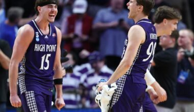 High Point stuns Wisconsin 83-82 in March Madness on Chase Johnston's first 2-point basket of season | Basketball