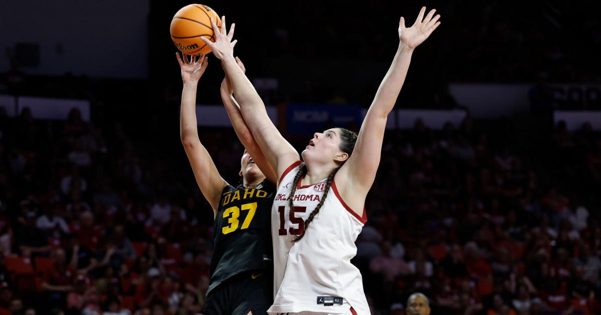 Beers' 18 points, 10 rebounds power No. 4 seed Oklahoma in 89-59 rout of Idaho in March Madness | Basketball