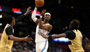 Gilgeous-Alexander scores 40, Thunder pull away for 132-111 win over Wizards after early scuffle | National Sports