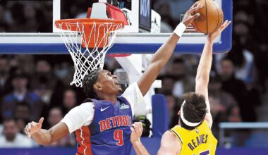 Pistons halt Lakers streak, while OKC, San Antonio also win