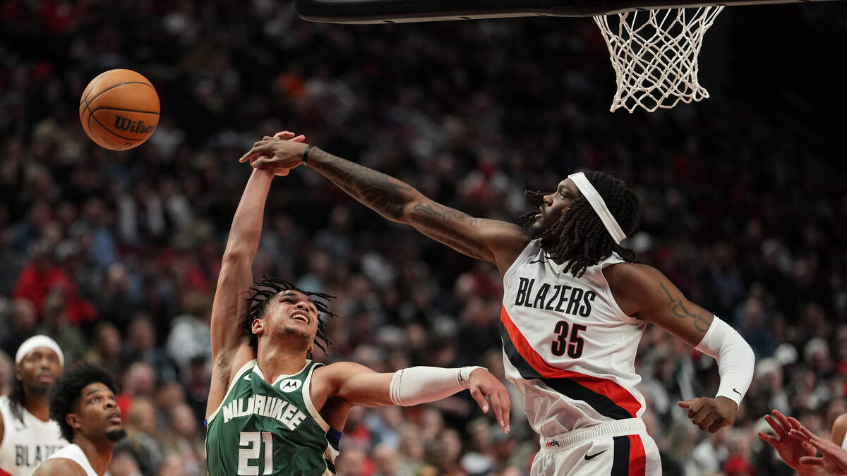 Trail Blazers Stuff The Bucks