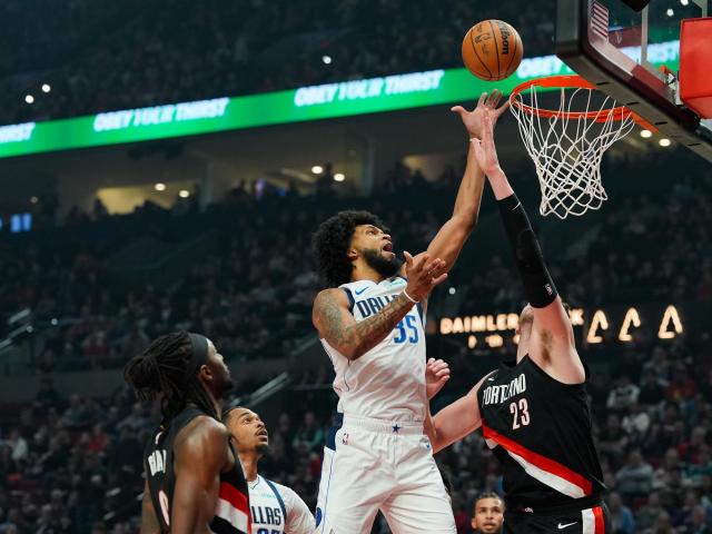 Bagley scores 26 points and Mavericks snap a 5-game skid in a 100-93 win against Trail Blazers :: WRALSportsFan.com