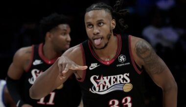 Sixers forward Jabari Walker poured in 42 points in games against the San Antonio Spurs and Utah Jazz.