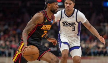 Hawks withstand fourth-quarter surge by Kings in 123-113 victory as Snyder gets 500th win :: WRAL.com