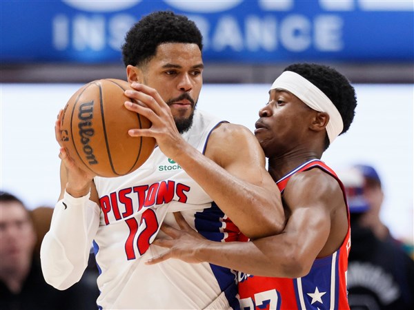 Pistons beat 76ers 131-109 for 2nd straight victory after 4-game skid