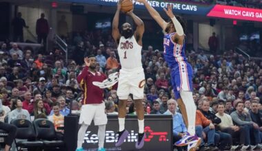James Harden joins 29,000-point club in Cavaliers’ win over 76ers
