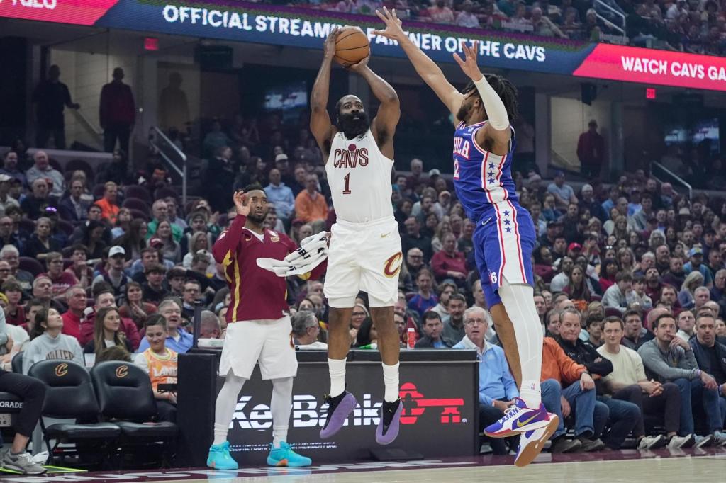 James Harden joins 29,000-point club in Cavaliers’ win over 76ers