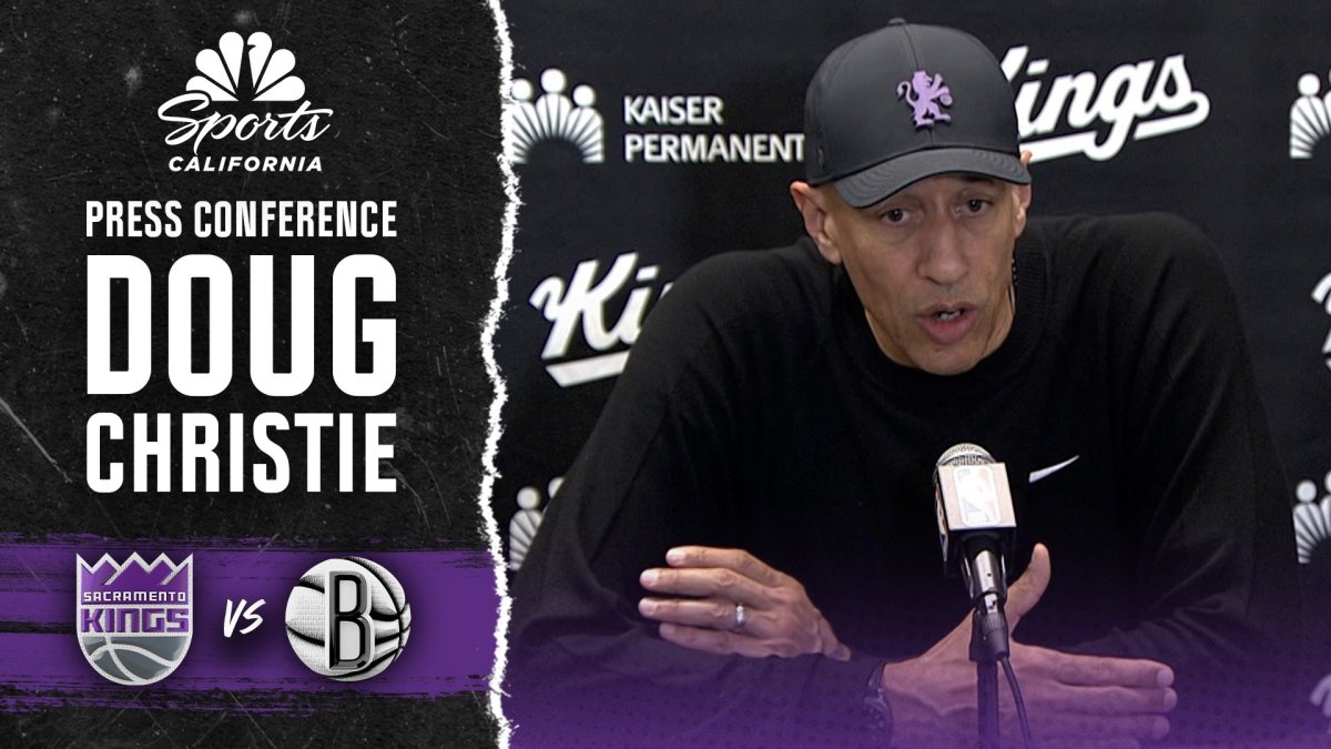 Doug Christie discusses Kings ‘losing gas' in third quarter of road loss to Nets