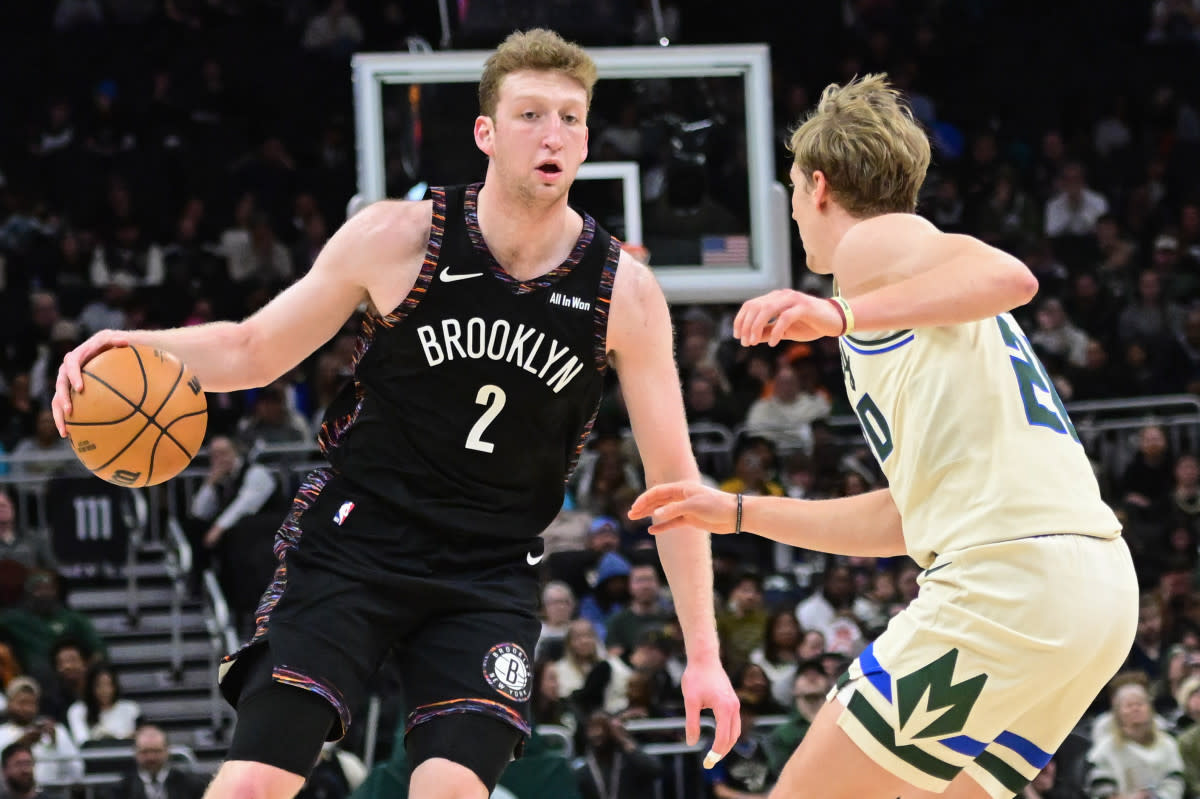 Brooklyn Nets forward Danny Wolf (2)Benny Sieu-Imagn Images