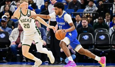 Jase Richardson reacts to suiting up in the G League