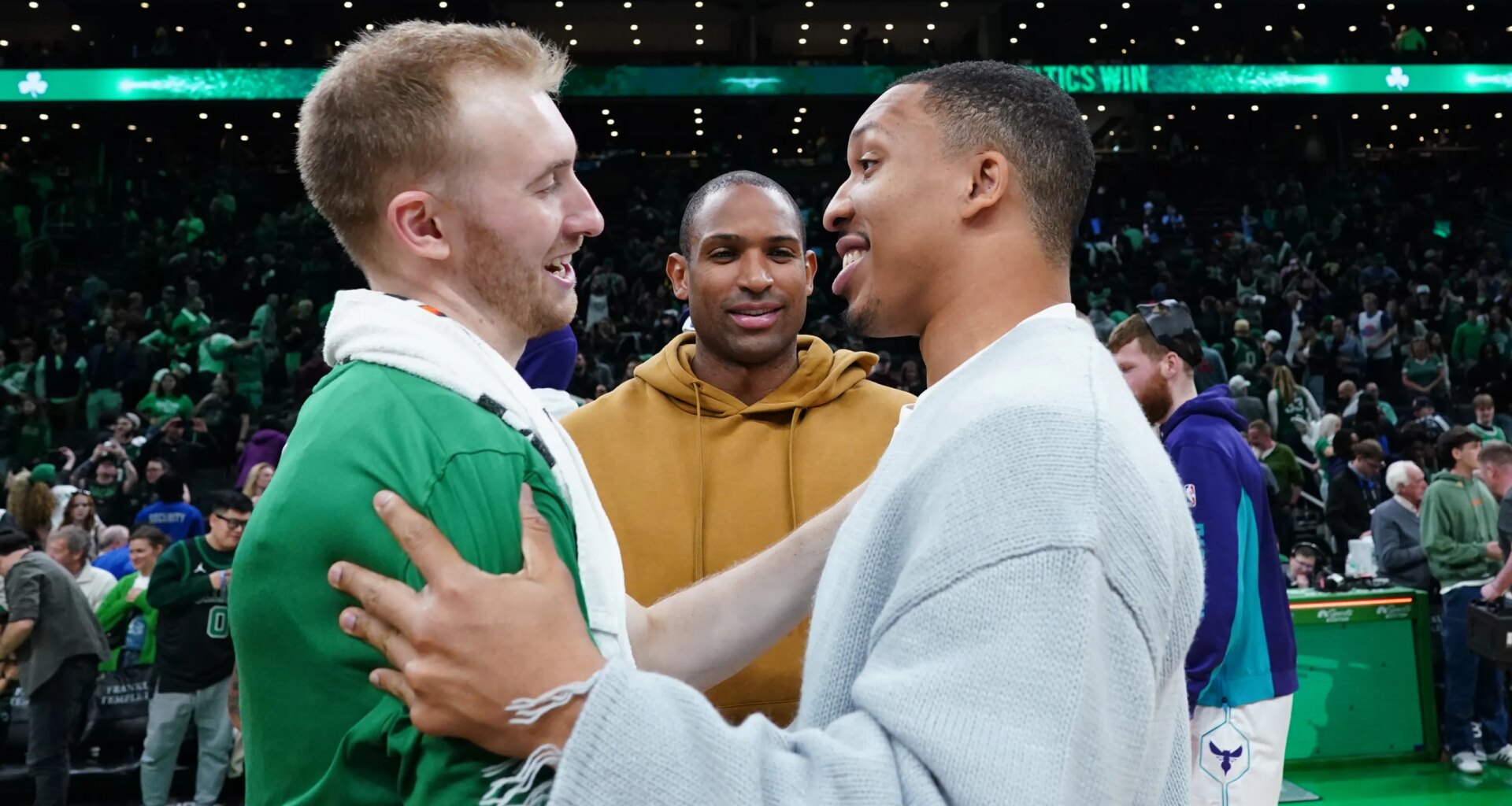 Grant Williams grew with the Celtics and is now helping the Hornets flourish