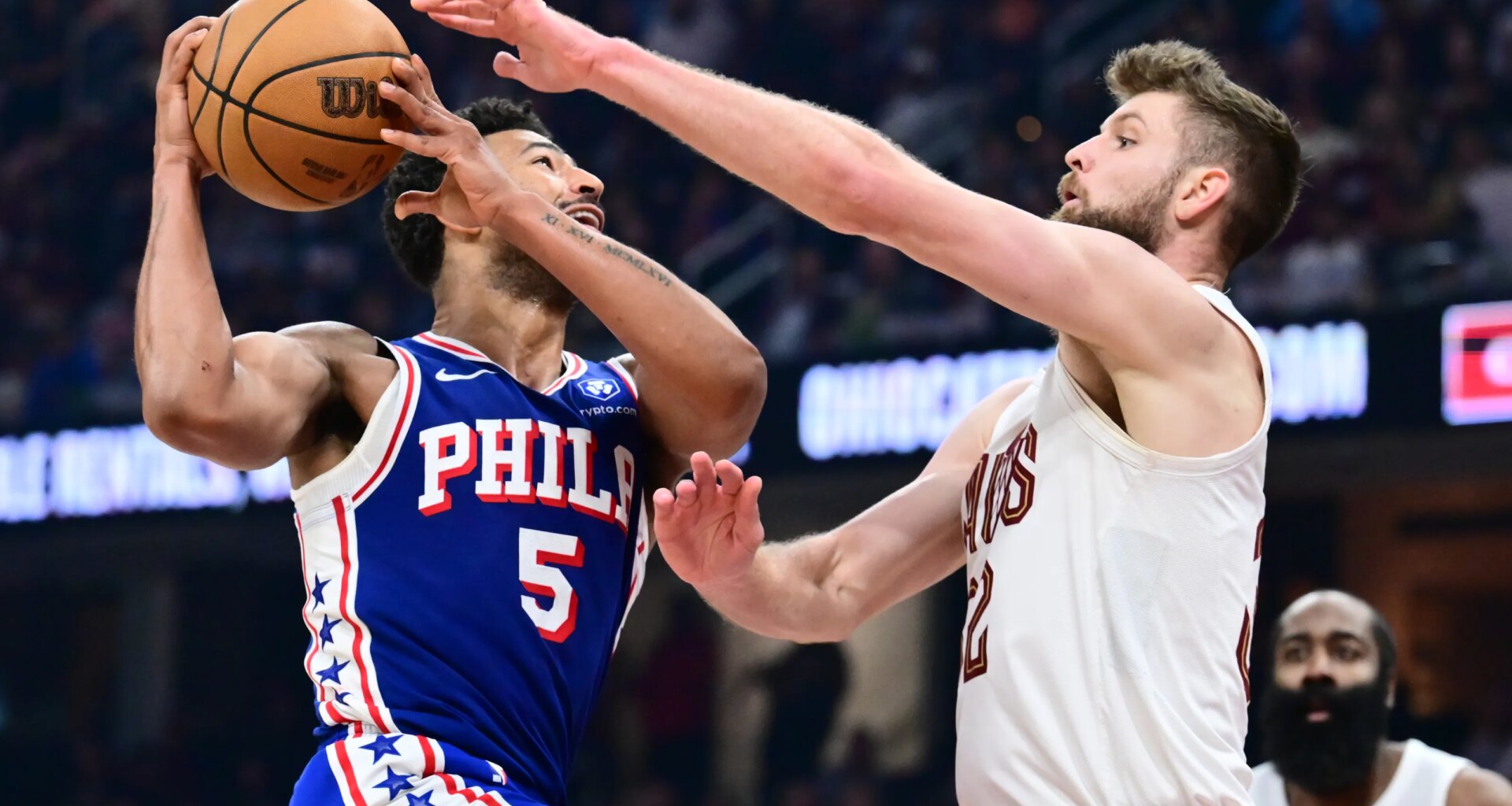 Short-handed Sixers fall to Cavaliers on the road