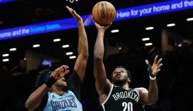 Nets beat hobbled Grizzlies 126-115 behind Day'Ron Sharpe's 19 points