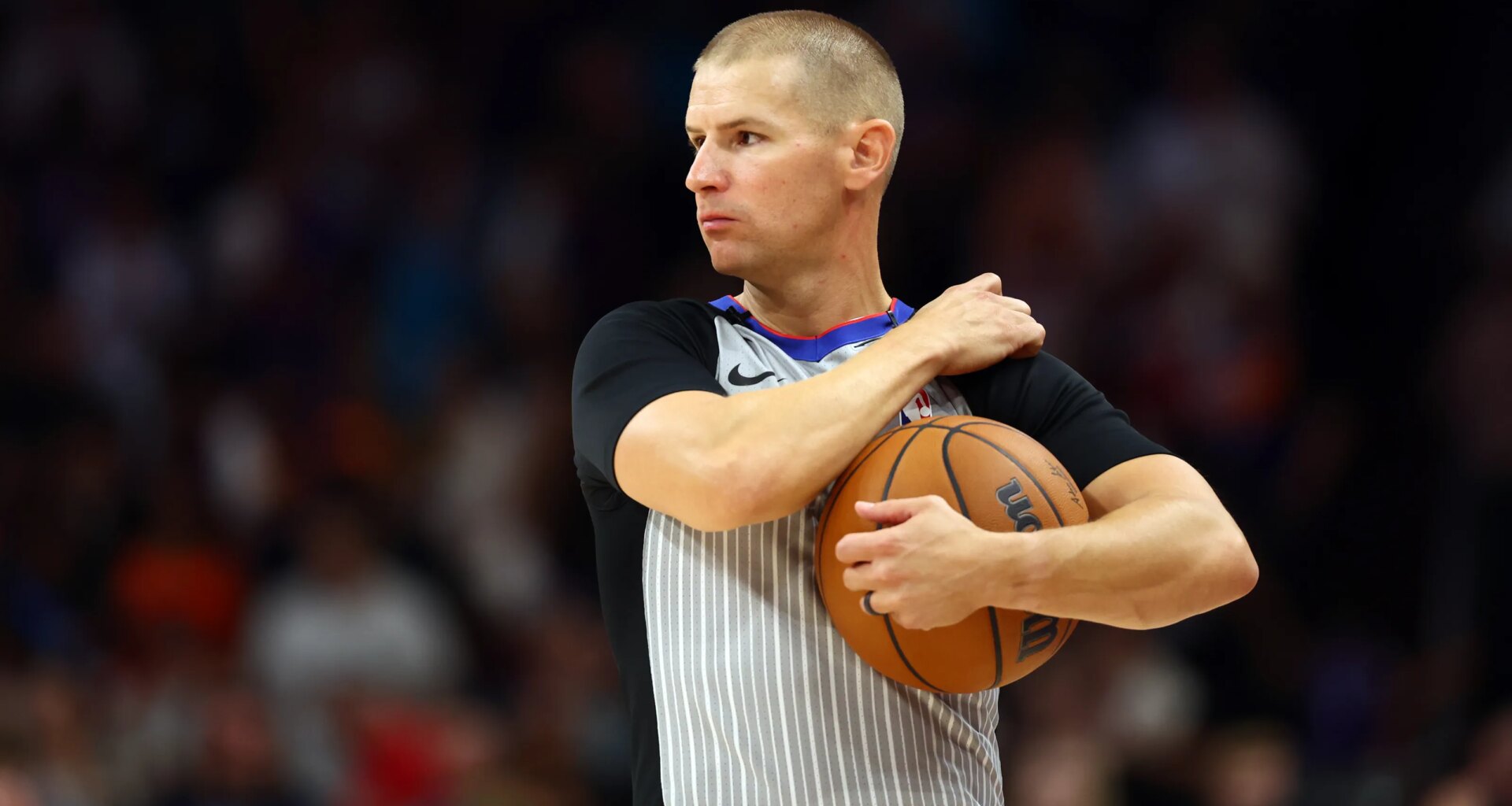 Referee Tyler Ford explains what led to Jaylen Brown's ejection
