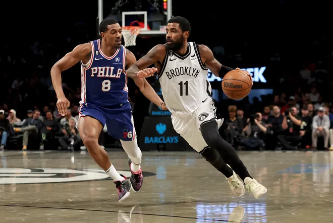 Brooklyn Nets guard Kyrie Irving.