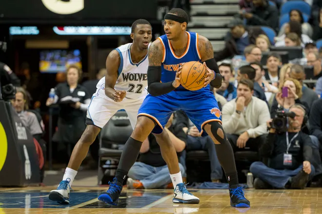 New York Knicks forward Carmelo Anthony.