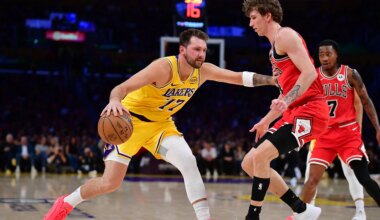 Luka Doncic on trash-talking Matas Buzelis in Lakers' win over Bulls
